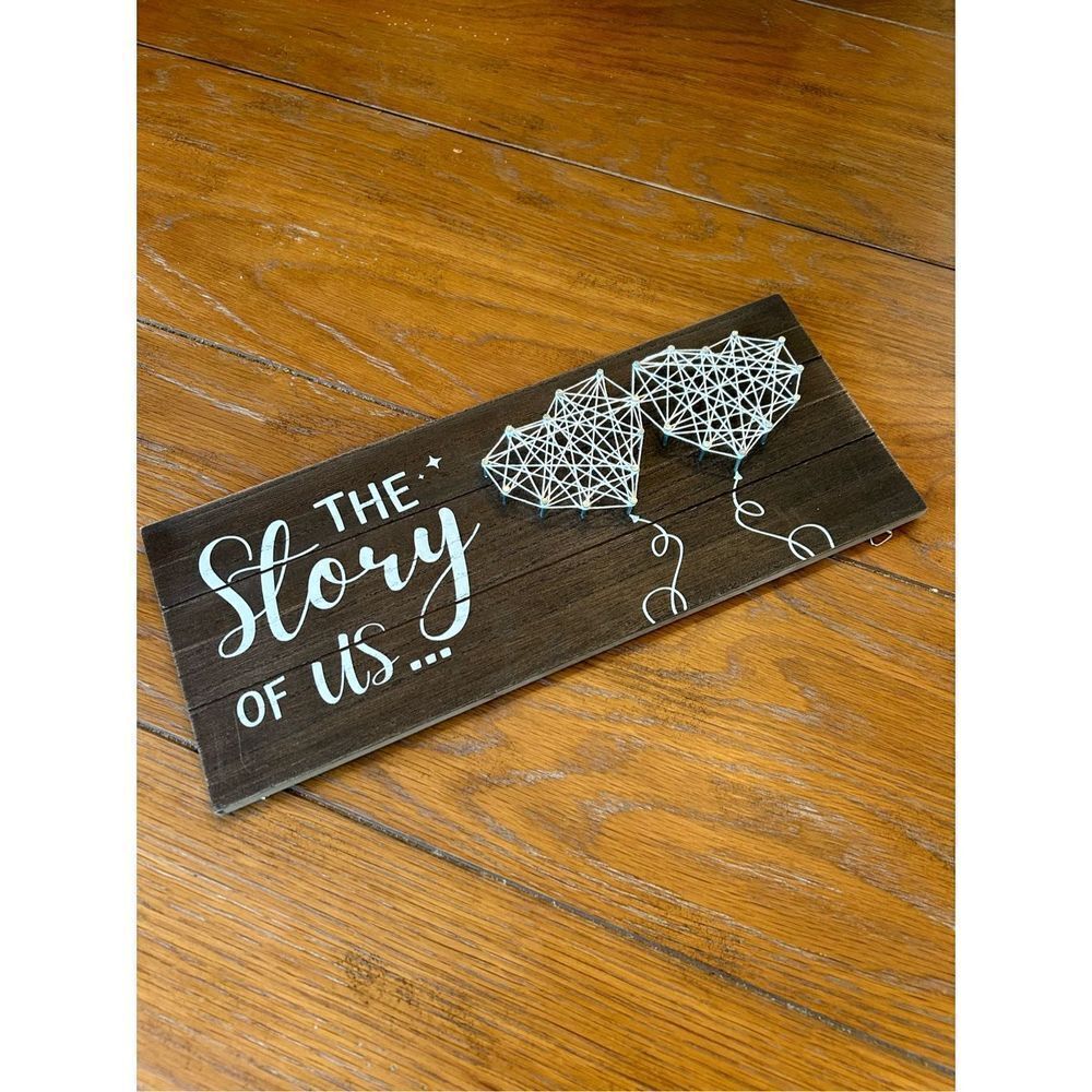 Wood art sign. Just the two of us. New no tags.